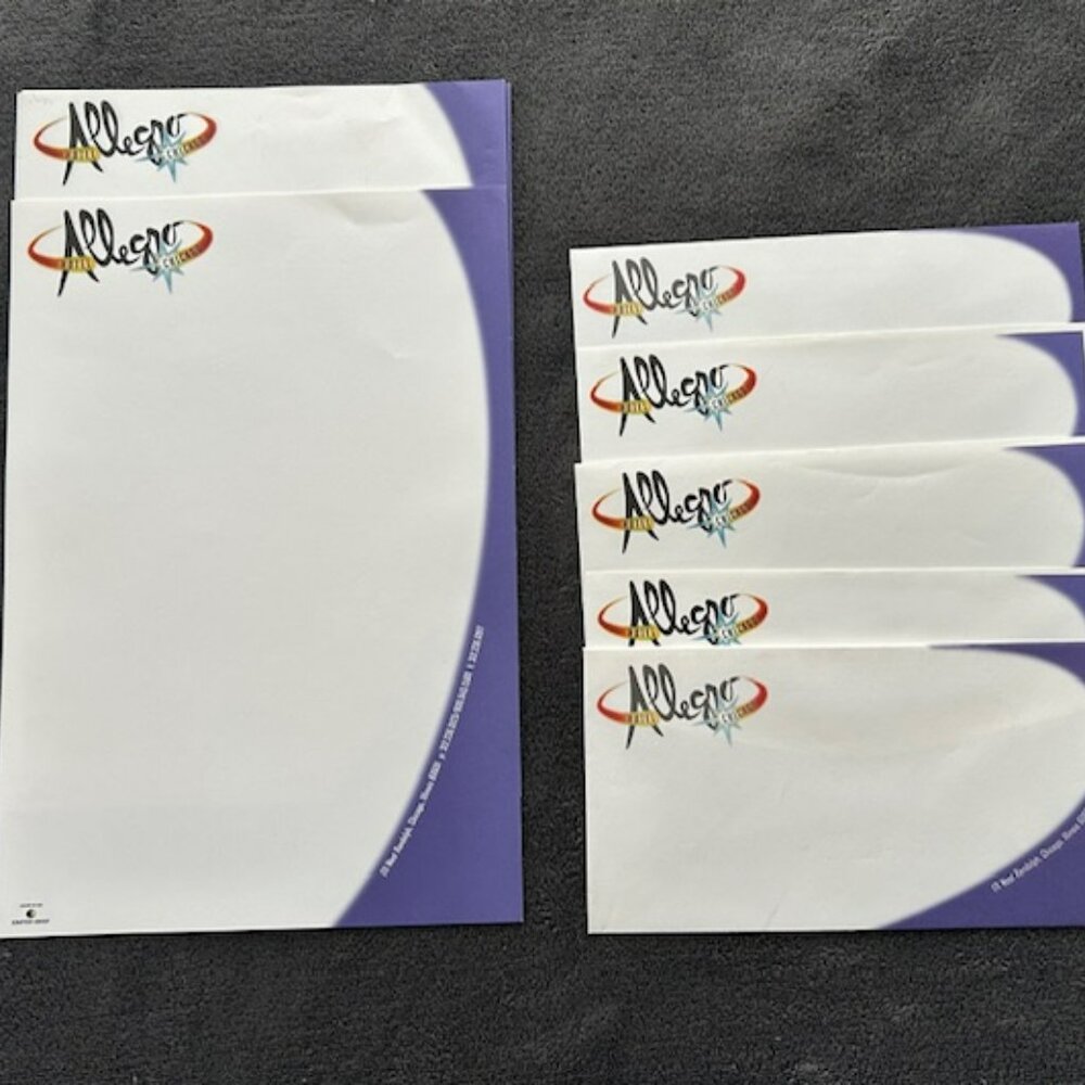 Vintage Allegro Hotel Chicago Stationery